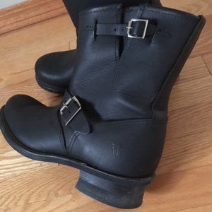 New Frye Moto Biker Low-Calf Boots Leather size 9